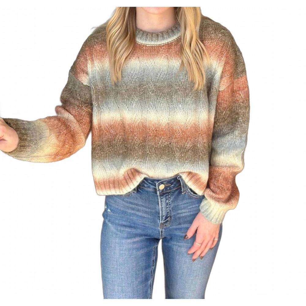 NEW APRICOT caroline sweater in coral